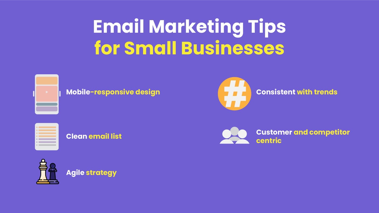 5 email marketing tips for small businesses