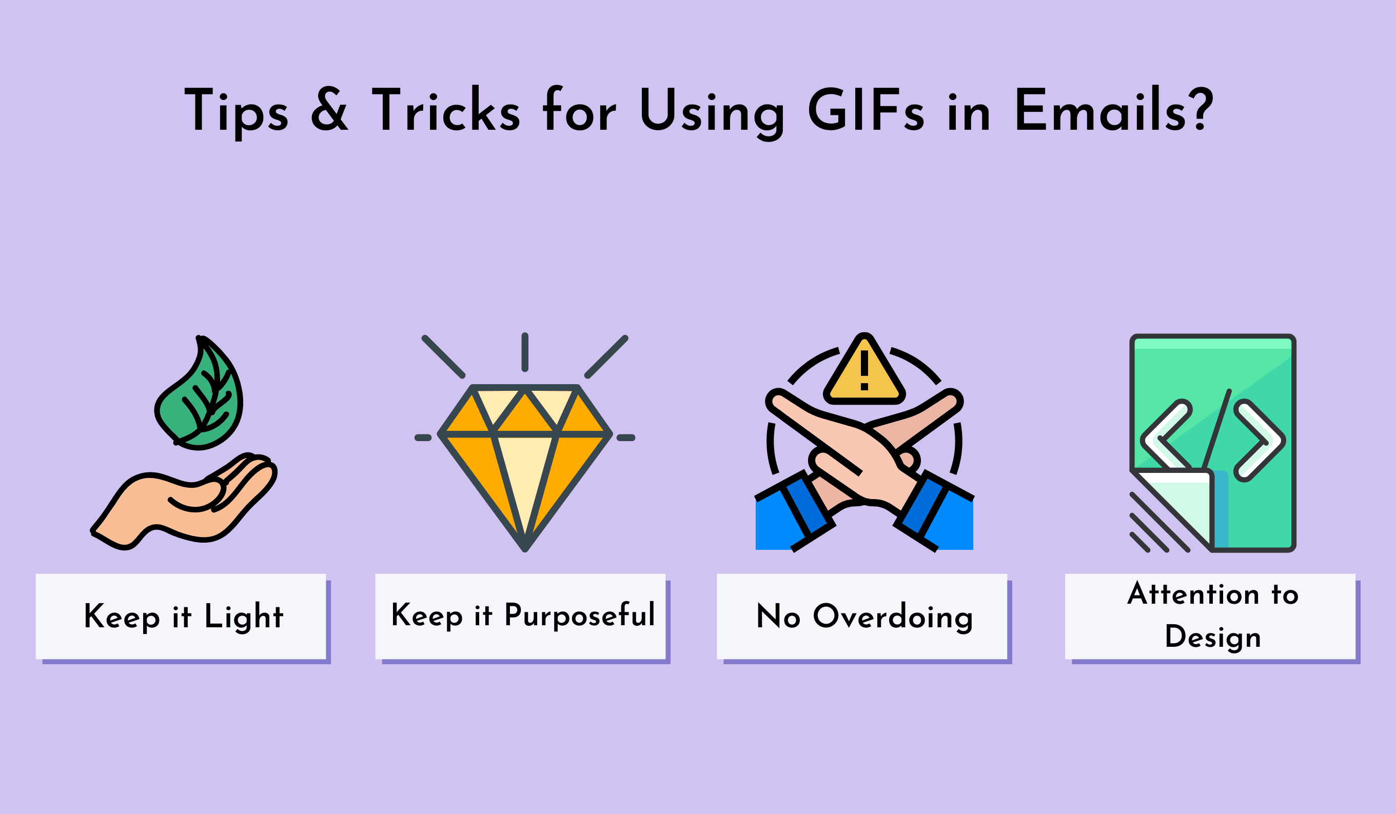 Tips and Tricks for using gifs in emails