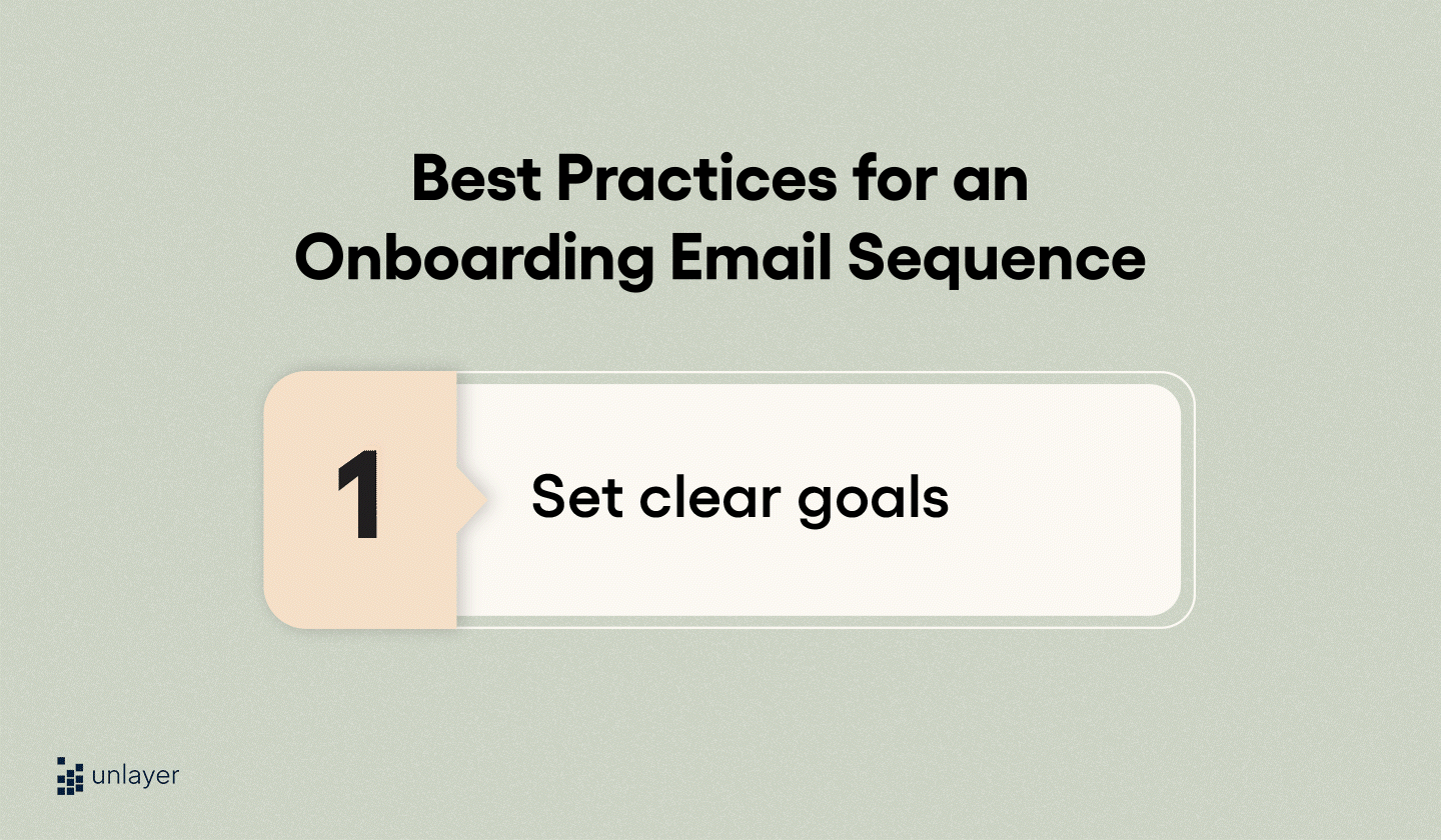 Best practices for using an onboarding email sequence. 