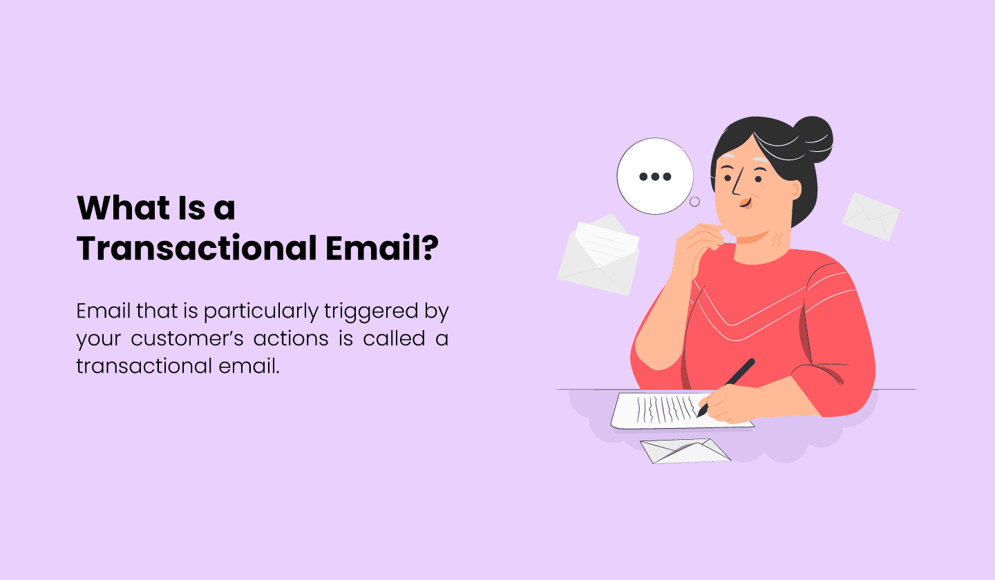 Definition of a transactional email.‍