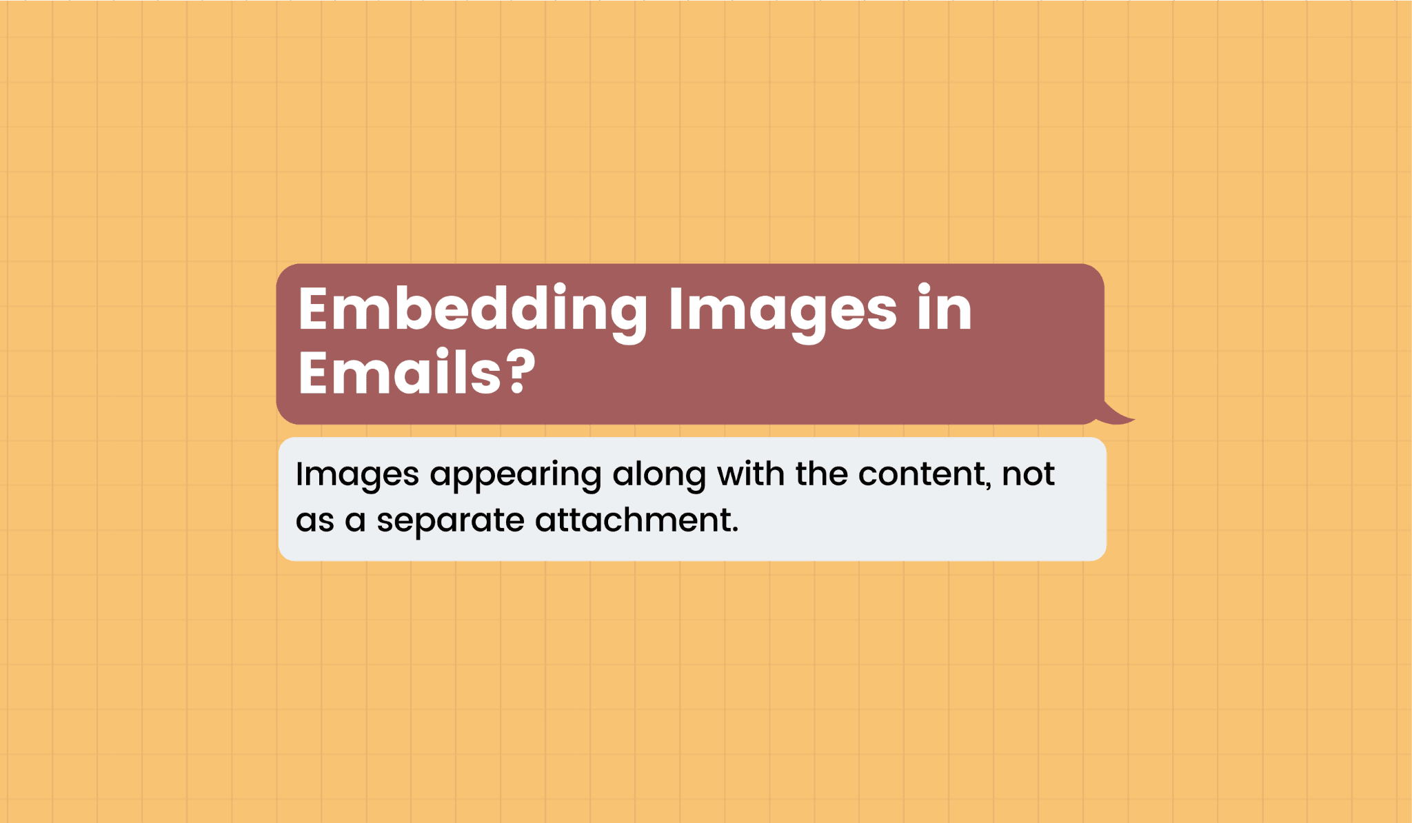 Definition of embedding images in emails