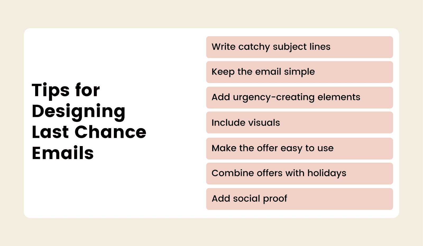 7 tips for designing impactful last chance emails