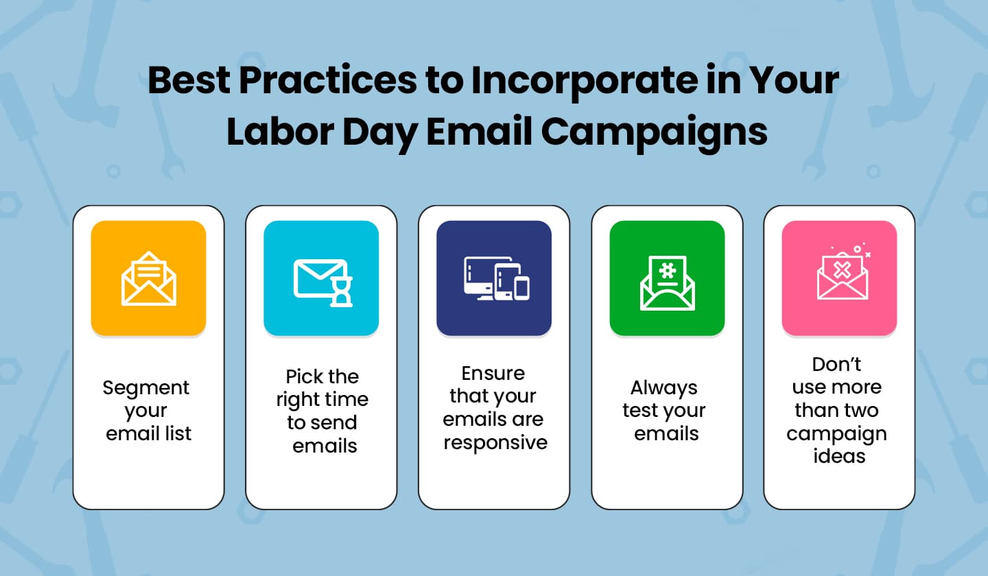 Best practices to incorporate in your Labor Day email campaigns